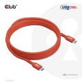 CLUB3D CAC-1513 kabel USB USB 2.0 3 m USB C Pomarańczowy - 2510888