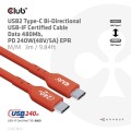 CLUB3D CAC-1513 kabel USB USB 2.0 3 m USB C Pomarańczowy - 2510885