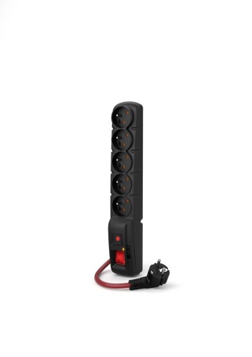 Listwa zasilająca Acar F5 Power 16A (1,5m ; czarny) - 2513106