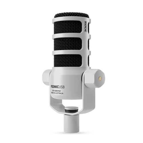 RODE PodMic USB White - dynamiczny mikrofon do podcastów - 2513215