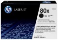 HP 80X svart LaserJet-tonerkassett med hög kapacitet, original kaseta z tonerem 1 szt. Oryginalny Czarny - 2440860