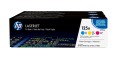 HP 125A zestaw 3 oryginalnych wkładów z tonerem LaserJet: błękitny/purpurowy/żółty - 2068488
