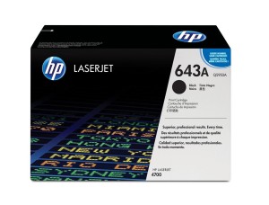 HP 643A oryginalny wkład z czarnym tonerem LaserJet
