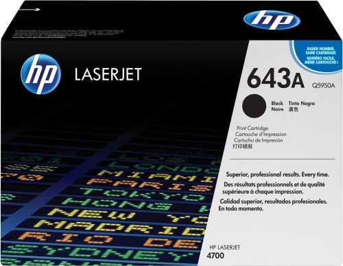 HP 643A oryginalny wkład z czarnym tonerem LaserJet - 1933381