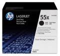 HP 55X zestaw 2 oryginalnych wkładów z czarnym tonerem LaserJet XL - 1933517