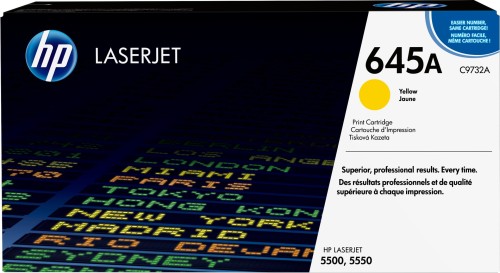 HP 645A oryginalny wkład z żółtym tonerem LaserJet - 1933136