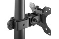 Stojak biurkowy pojedynczy , 1xLCD, max. 32", max.8kg, uchylno-obrotowy 180° PIVOT - 2182624