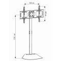 Techly ICA-TR12 uchwyt do telewizorów 177,8 cm (70") Czarny - 1464375