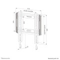 Neomounts WL30-550BL12 uchwyt do telewizorów 165,1 cm (65") Czarny - 2519462