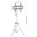 Techly ICA-TR17T2 uchwyt do tablic informacyjnych 152,4 cm (60") Czarny - 1188939
