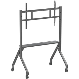 TECHLY STOJAK MOBILNY TV 55-86" DO 80KG REGULOWANY PÓŁKA AV
