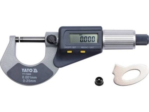Yato YT-72305 mikrometr 2,5 cm Cyfrowy mikrometr zewnętrzny - 2519512