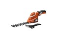 Black & Decker GSL700KIT-QW akumulatorowe nożyce do trawy 10 cm 7 V Litowo-jonowa (Li-Ion) Czarny, Pomarańczowy, Biały - 2515767