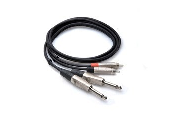 Hosa Technology HPR-003X2 kabel audio 0,91 m 2 x RCA Czarny - 2516068