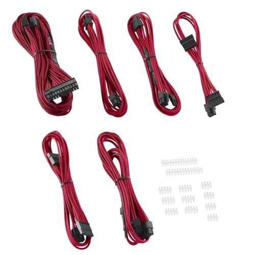 CableMod C-Series Rmi, zestaw RMx ModFlex Essentials - czerwony - 2516565