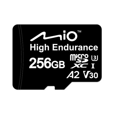Karta MicroSD Mio o wysokiej wytrzymałości 256 GB Pamięć flash klasy UHS-I - 2517123