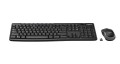 Logitech Wireless Combo MK270 klawiatura Dołączona myszka Dom USB QWERTZ Niemiecki Czarny - 2504657