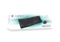 Logitech Wireless Combo MK270 klawiatura Dołączona myszka Dom USB QWERTZ Niemiecki Czarny - 2504660