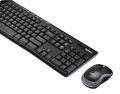 Logitech Wireless Combo MK270 klawiatura Dołączona myszka Dom USB QWERTZ Niemiecki Czarny - 2504658