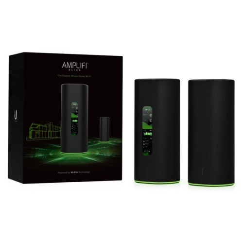 Zestaw Router WiFi 6 MESH Ubiquiti AmpliFi Alien Router and MeshPoint (router i punkt mesh) (AFi-ALN-EU) - 2517570