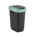 Rotho kosz na śmieci obrotowy TWIST zielony 25L - 2517844