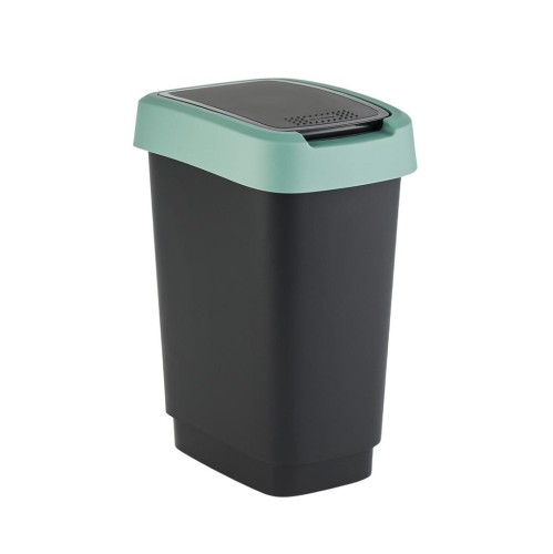 Rotho kosz na śmieci obrotowy TWIST zielony 25L - 2517844