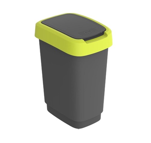 Rotho kosz na śmieci obrotowy TWIST limonkowy 25L - 2517849