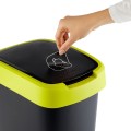 Rotho kosz na śmieci obrotowy TWIST limonkowy 25L - 2517852