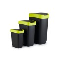 Rotho kosz na śmieci obrotowy TWIST limonkowy 25L - 2517851