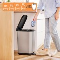 Rotho kosz na śmieci z pedałem RIBO grafitowy 35L - 2517859