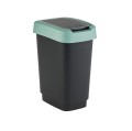 Rotho kosz na śmieci obrotowy TWIST zielony 10L - 2517863