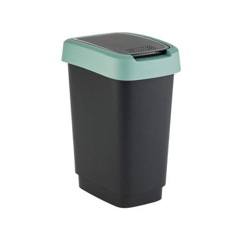 Rotho kosz na śmieci obrotowy TWIST zielony 10L - 2517863