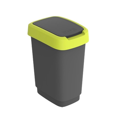 Rotho kosz na śmieci obrotowy TWIST limonkowy 10L - 2517867