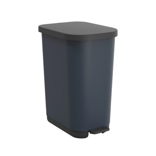 Rotho kosz na śmieci z pedałem RIBO niebieski 35L - 2517886