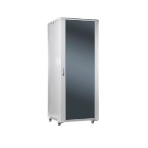 Szafa wolnostojąca 19" | 22U-60/60NAC | Szary | Maksymalne obciążenie 800kg; zdejmowane i zamykane panele boczne; drzwi szklane; Niezmontowany | Głębokość: 60 cm