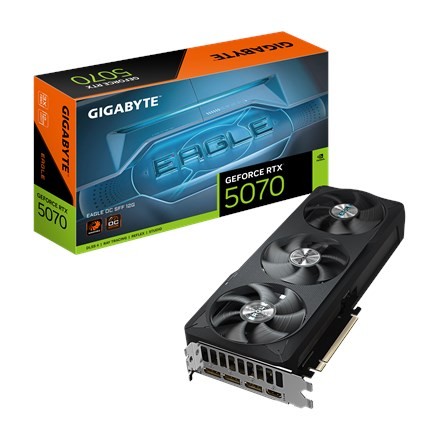 Karta graficzna VGA PCIE16 RTX5070 12GB GDDR7/GV-N5070EAGLE OC-12GD GIGABYTE - 2519630