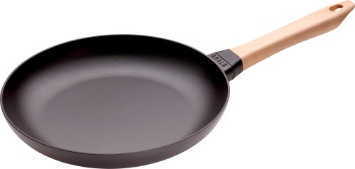 Patelnia żeliwna z drewnianym uchwytem STAUB 40511-953-0 - 28 cm - 1881871
