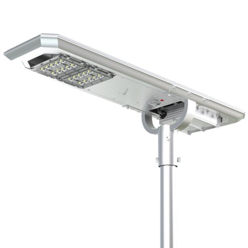 POWERNEED SOLARNA LAMPA ULICZNA ATLAS 4000LM, LED X40, PANEL SOLARNY 38.4W, CZUJNIK RUCHU I ZMIERZCHOWY, SREBRNA, SSL34 - 927082