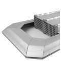 POWERNEED SOLARNA LAMPA ULICZNA ATLAS 4000LM, LED X40, PANEL SOLARNY 38.4W, CZUJNIK RUCHU I ZMIERZCHOWY, SREBRNA, SSL34 - 927086