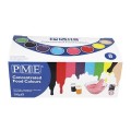 PME Paste Colour 8 Colour Set 200 g Pasta (substancja) Czarny, Niebieski, Brązowy, Zielony, Różowy, Fioletowy, Czerwony, Żółty Sztuczne substancja do barwienia żywności - 2520185