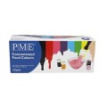 PME Paste Colour 8 Colour Set 200 g Pasta (substancja) Czarny, Niebieski, Brązowy, Zielony, Różowy, Fioletowy, Czerwony, Żółty Sztuczne substancja do barwienia żywności - 2520186