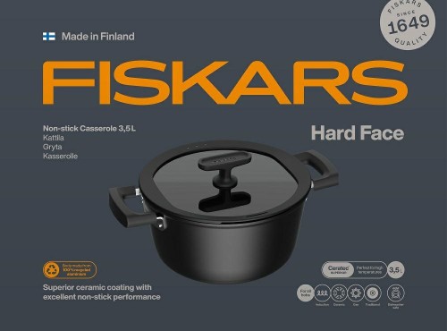 Garnek 3,5 L z powłoką nieprzywierającą i z pokrywką Hard Face - 2520192