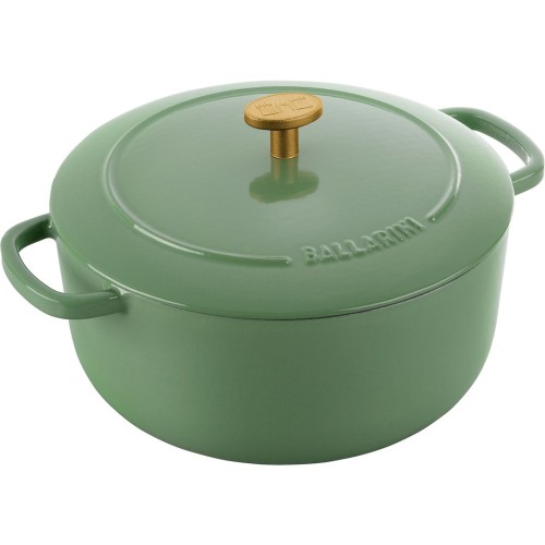 Garnek żeliwny okrągły Ballarini Bellamonte - 3 ltr, Zielony - 2520199