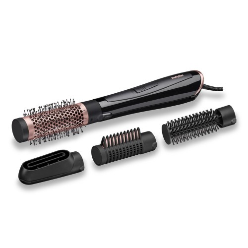 BaByliss Perfect Finish Szczotka z gorącym powietrzem Ciepły Czarny 1000 W 2,2 m - 2520751