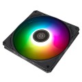 Silverstone SST-AS140B-ARGB system chłodzenia komputerów Obudowa komputera Wentylator 14 cm Czarny 1 szt. - 2521199