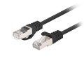 Patchcord Lanberg FTP kat.6 5m czarny 10-pack - 1670629