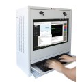 Szafa Techly na komputer przemysłowy PC i monitor dotykowy 22" - 2237936