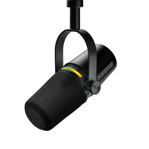 Shure MV7+-K - mikrofon lektorski/wokalny ze złączem XLR/USB-C, czarny - 2522968
