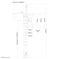 Neomounts FPMA-CH100BLACK uchwyt / stojak do monitorów 76,2 cm (30") Biurko Czarny - 2523735