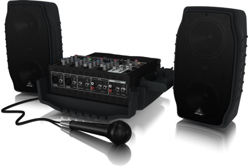 Behringer PPA200 system PA System nagłośnieniowy wolnostojący (PA) 200 W Czarny - 2060587